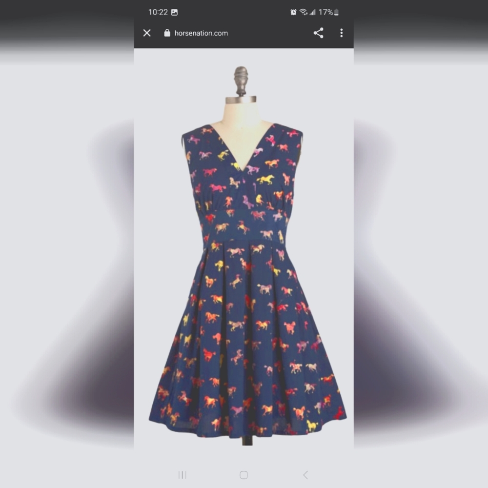 XS Galloping Glamour dress